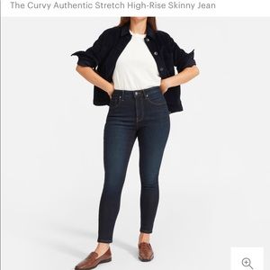 Everlane curvy authentic stretch skinnies